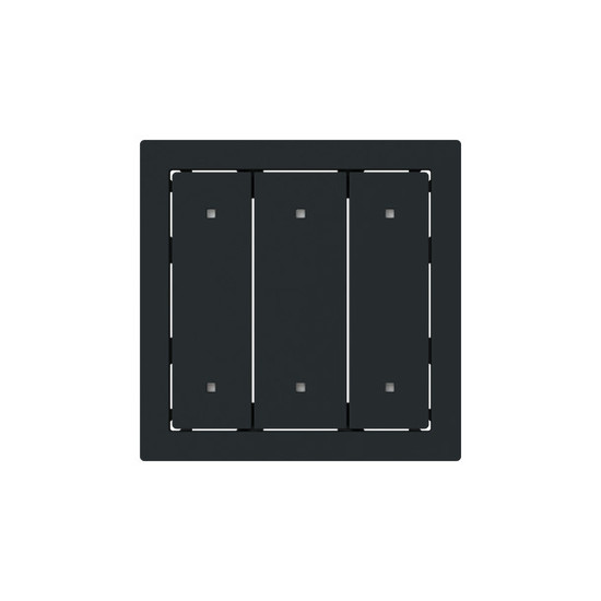 Busch-Jaeger Wippe für Elektroniktaster 3-fach mit transparenten Kalotten Busch-art linear 2CKA001751A3332 2570-30-45M