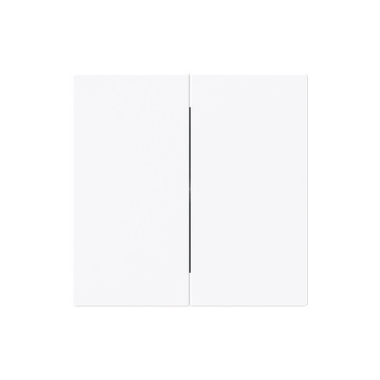 Busch-Jaeger Wippe 2-fach, für Schalter/Taster, zweiteilige Wippe studioweiß - 2CKA001751A3385 1785-44G