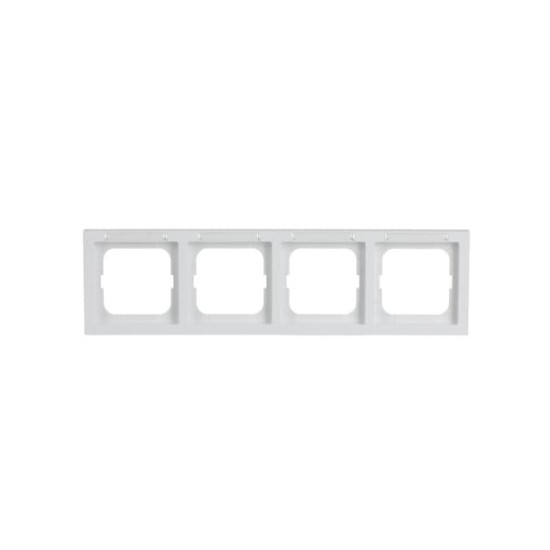 Busch-Jaeger Abdeckrahmen 4-fach Rahmen mit Beschriftungsfeld waagerecht 2CKA001754A4370 1734-184 NSK