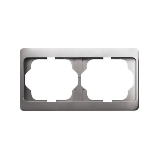 Busch-Jaeger Abdeckrahmen 2-fach Rahmen alpha 2CKA001754A4374 1722 KA-20