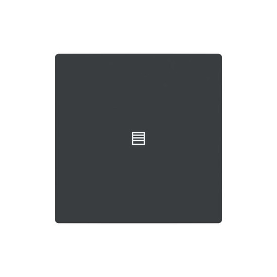 Busch-Jaeger Abdeckung als Taster 1-fach mit Symbol Jalousie Format 63 - solo/future 2CKA006199A0082 LFJT/A.1.63.11-81