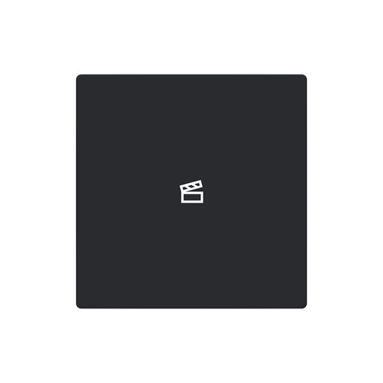 Busch-Jaeger Abdeckung als Taster 1-fach mit Symbol Szene Format 63 - solo/future 2CKA006199A0095 LFST/A.1.63.11-885