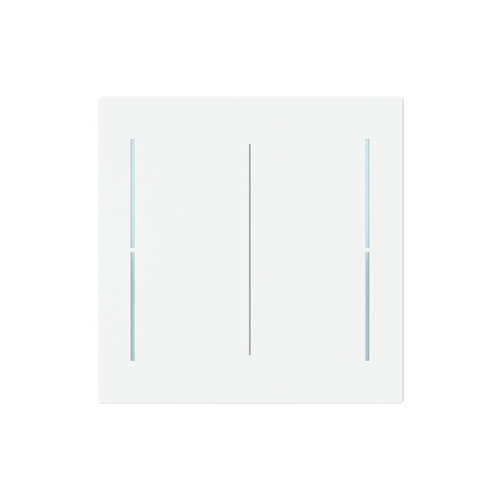 Busch-Jaeger Abdeckung, 2-fach für Keypad Studioweiß matt Busch-art linear 2CKA006199A0388 LFW/A.2.70.11-44M