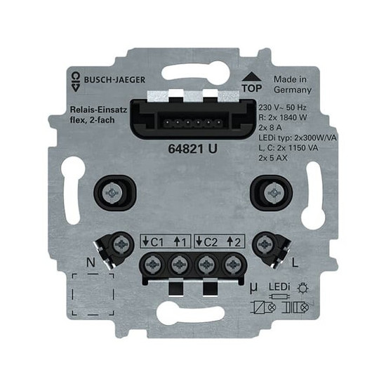 Busch-Jaeger Relais-Einsatz flex 230V 2CKA006800A3044 64821 U