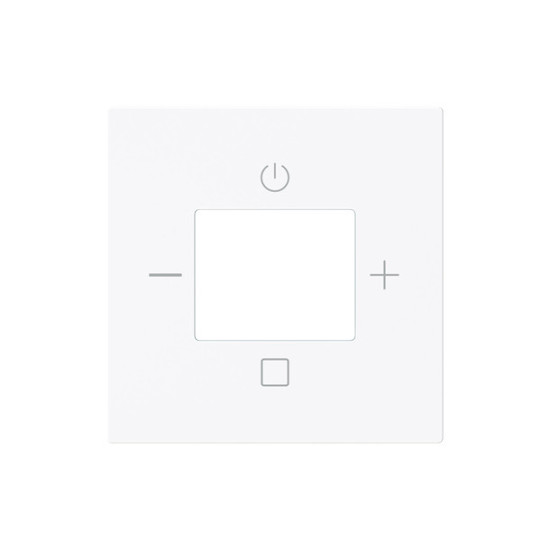 Busch-Jaeger Zentralscheibe mit Aufdruck Busch-Radio studioweiß - Busch-art linear 2CKA008200A0285 8252-44G-101