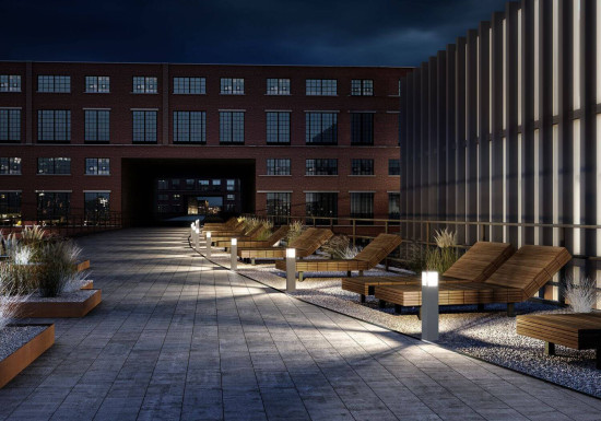 CMD Standaußenleuchte E27 IP54 Anthrazit CMD-9017