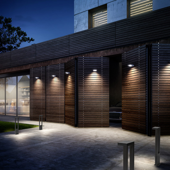 CMD LED Standaußenleuchte 10W Warmweiss IP65 Anthrazit CMD-9050