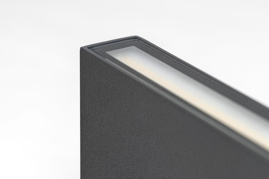 CMD LED Wandaußenleuchte 2x5W Warmweiss IP54 Anthrazit CMD-9070