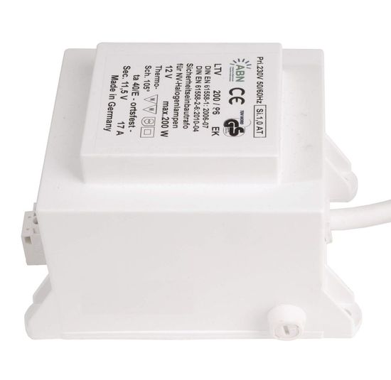 ABN Netzgerät, Transformator, DIM, CV, 11,5V AC, 20W, IP67, dimmbar, 115-200W 000104