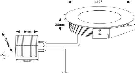 Deko-Light Bodeneinbauleuchte Flat I WW, Warmweiß, IP67 100114
