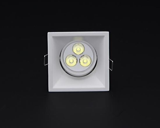 Deko-Light Deckeneinbauring, Auva eckig, Signalweiß, matt, 12V, GU5.3 MR16, max. 35W 110006