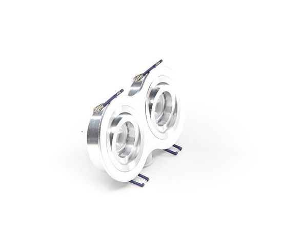 Deko-Light Deckeneinbauring, Mira, silber, 12V, GU5.3 MR16, 2x max. 35W 110009