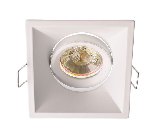 Deko-Light Einbaurahmen, Arktur eckig, Signalweiß, 12V, GU5.3 MR16, max. 50W 110020