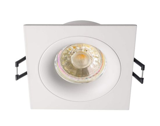 Deko-Light Einbaurahmen, Sirrah eckig, Signalweiß, 12V, GU5.3 MR16, max. 50W 110022