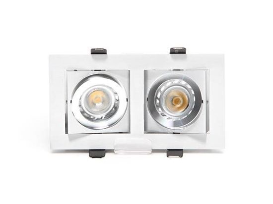 Deko-Light Deckeneinbauring, Kardan II, silber, 12V, GU5.3 MR16, 2x max. 50W 110101