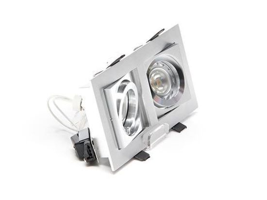 Deko-Light Deckeneinbauring, Kardan II, silber, 12V, GU5.3 MR16, 2x max. 50W 110101