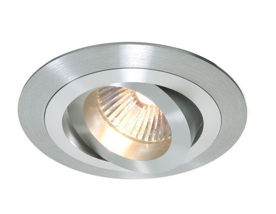 Deko-Light Deckeneinbauring, silber, matt, 12V, GU5.3 MR16, max. 50W 110222