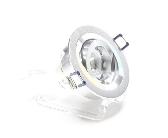 Deko-Light Deckeneinbauring, silber, matt, 12V, GU5.3 MR16, max. 50W 110222