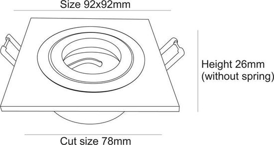 Deko-Light Deckeneinbauring, silber, 12V, GU5.3 MR16, max. 50W 110421