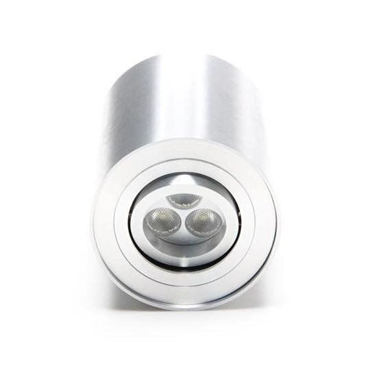 Deko-Light Deckenaufbauleuchte Bengala, GU10, max. 50W, Alu, Silber 122416