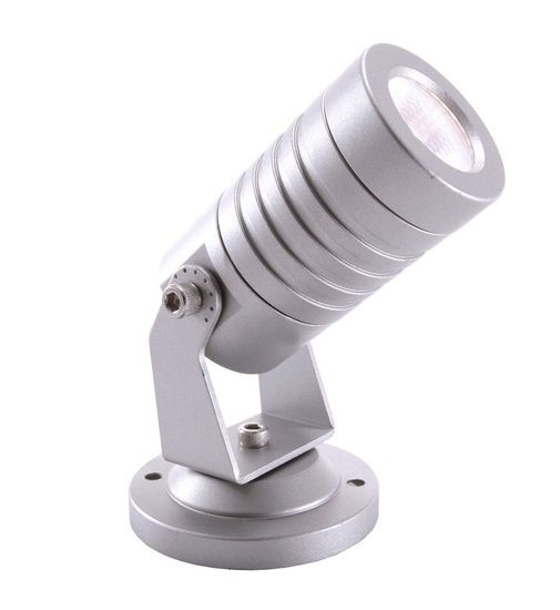 Deko-Light Boden- / Wand- / Deckenleuchte Mini II CW, Kaltweiß, silber, IP65/IP44 131006
