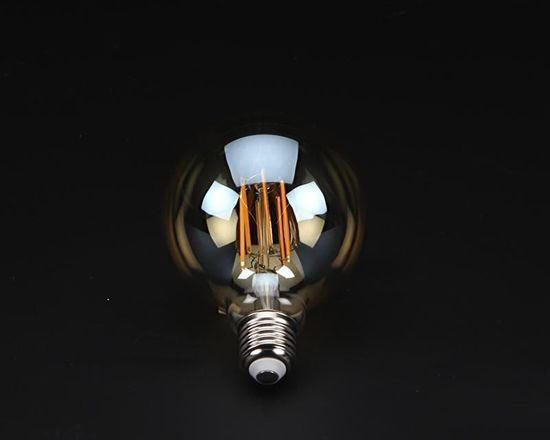 Deko-Light Leuchtmittel, Filament E27 G95 2200K, Warmweiß, 300°, E27, 85W 180063