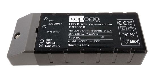 Deko-Light LED-Netzgerät, BASIC, CC, CC70018/18W, 1,40-18W 180514