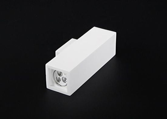 Deko-Light Wandaufbauleuchte Essa, GU10, 2x max. 35W, Gips, weiß, überstreichbar 341105