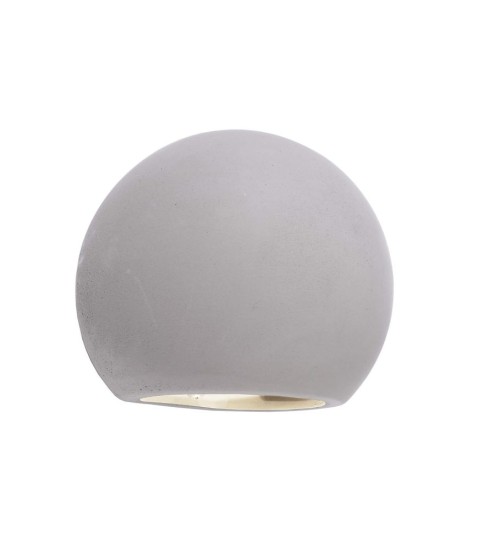 Deko-Light Wandaufbauleuchte Osano II, G9, max. 25W, Beton, grau 341177
