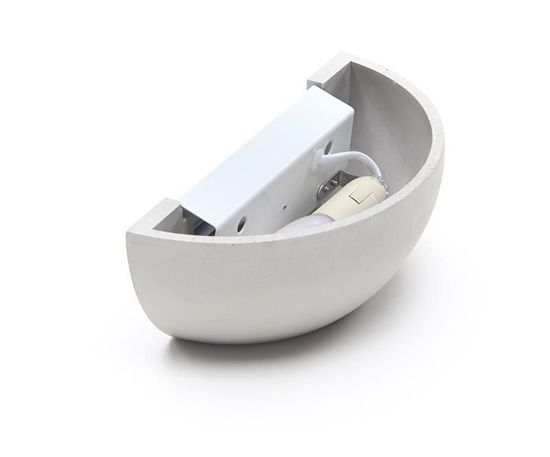 Deko-Light Wandaufbauleuchte Netito II, E14, max. 25W, Beton, grau 341179