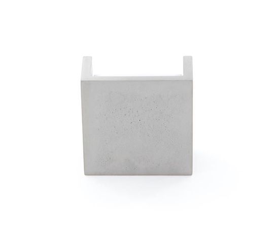 Deko-Light Wandaufbauleuchte Quinta II, Warmweiß, Beton, grau 341180