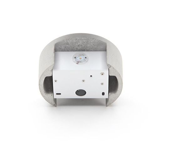 Deko-Light Wandaufbauleuchte Lupe II, Warmweiß, Beton, grau 341181