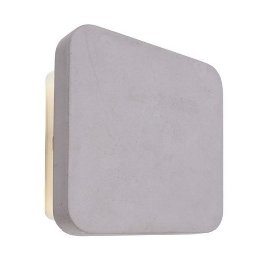 Deko-Light Wandaufbauleuchte Relono II, Warmweiß, Beton, grau 341182