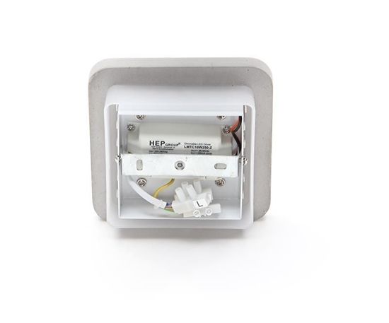 Deko-Light Wandaufbauleuchte Relono II, Warmweiß, Beton, grau 341182