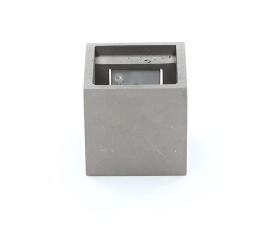 Deko-Light Wandaufbauleuchte Cube, G9, max. 25W, Beton, grau 341183
