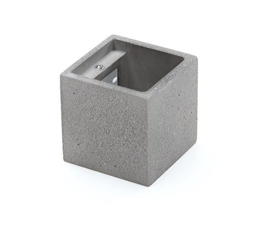 Deko-Light Wandaufbauleuchte Cube, G9, max. 25W, Beton, dunkelgrau 341184