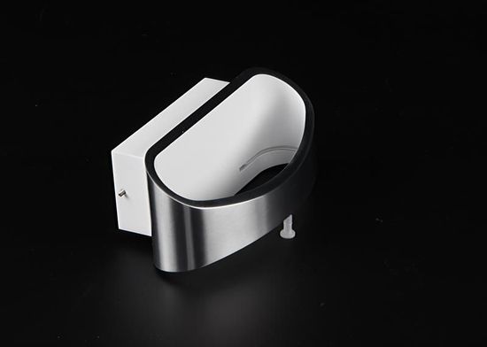 Deko-Light Wandaufbauleuchte Acamar, Warmweiß, silber 341195