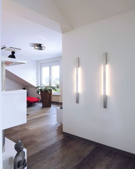 Deko-Light Wandaufbauleuchte Larga 910, Warmweiß, silber 341209