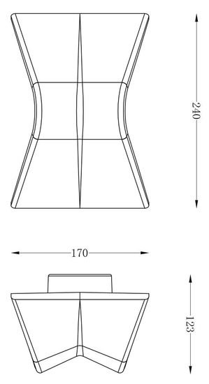 Deko-Light Wandaufbauleuchte FLY II, Warmweiß, Gips, Weiß, überstreichbar 341224