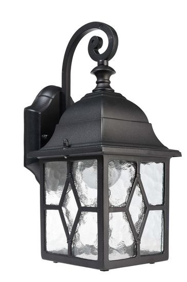 Deko-Light Wandaufbauleuchte Sargas, E27, max. 60W, Alu, Schwarz, IP23 341245