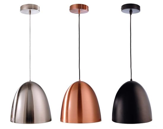 Deko-Light Pendelleuchte Bell, E27, max. 40W, Metall, kupferfarben 342052