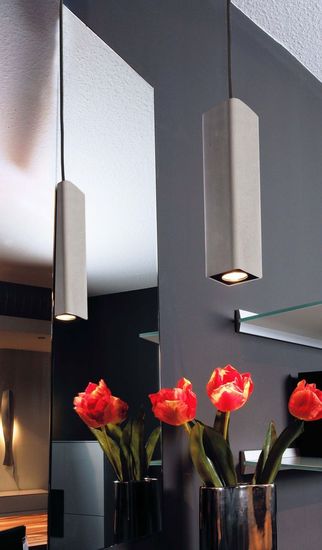 Deko-Light Pendelleuchte Polaris, GU10, max. 35W, Beton, grau 342095