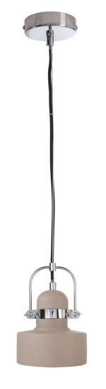 Deko-Light Pendelleuchte Pavonis, E27, max. 25W, Beton, grau 342103