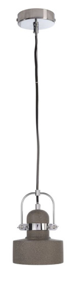 Deko-Light Pendelleuchte Pavonis, E27, max. 25W, Beton, dunkelgrau 342104