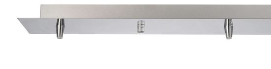 Deko-Light Pendelleuchte Bunda, G9, 3x max. 28W, Glas, silber, Chrom 342115