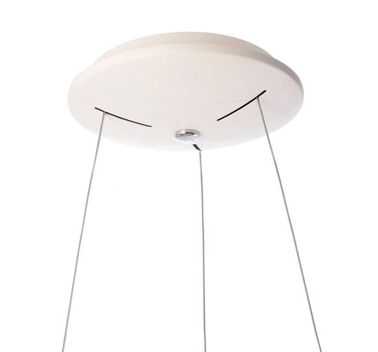 Deko-Light Pendelleuchte Sculptoris 45, Neutralweiß, Aluminium, Signalweiß, matt 342123