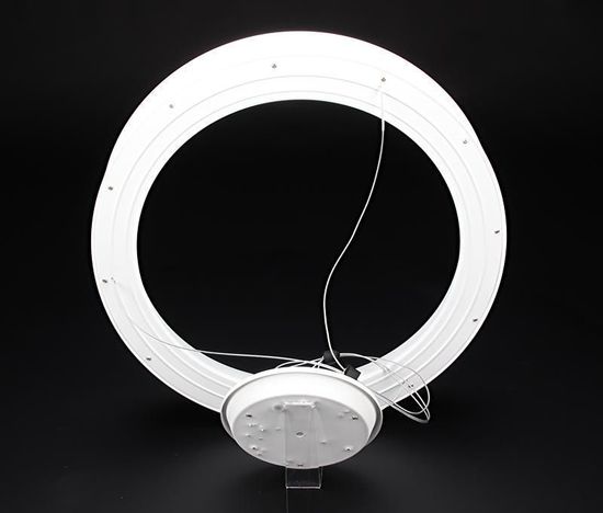 Deko-Light Pendelleuchte Sculptoris 60, Neutralweiß, Aluminium, Signalweiß, matt 342125