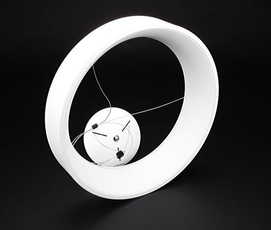 Deko-Light Pendelleuchte Sculptoris 60, Neutralweiß, Aluminium, Signalweiß, matt 342125