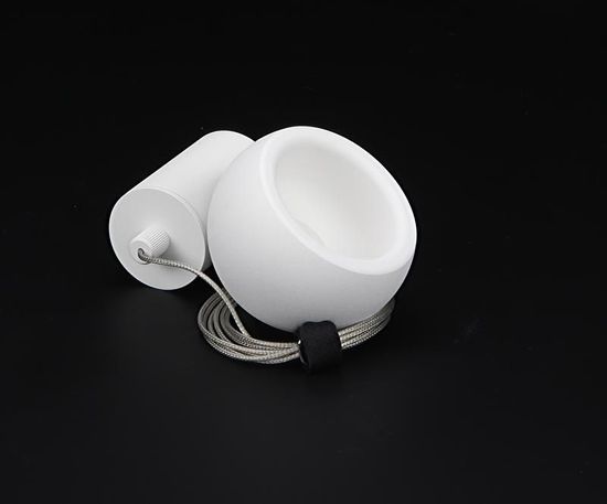 Deko-Light Pendelleuchte Heze I, Warmweiß, Signalweiß, matt 342126