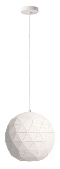 Deko-Light Pendelleuchte Asterope rund 400, E27, max. 40W, Metall, weiß, matt 342130